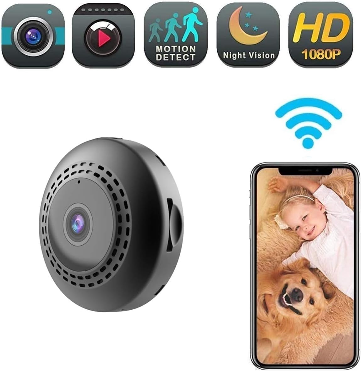 Mini WiFi Spy Camera, Yuyitec 1080P FHD Hidden Camera Amazon.co.uk Camera & Photo