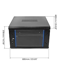 QWORK 6U Network Server Cabinet Enclosure, Wall
