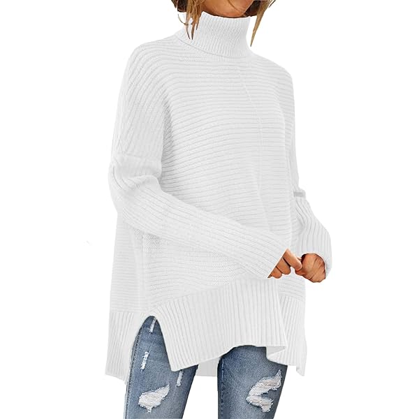 Women's Casual Sweater Pullover Long Sleeve Oversized Sweatshirt