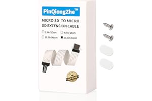 PinQiongZhe Micro SD to Micro SD Card Extension Cable External Expansion Cable Support for 3D Printers(23.6in/60cm)
