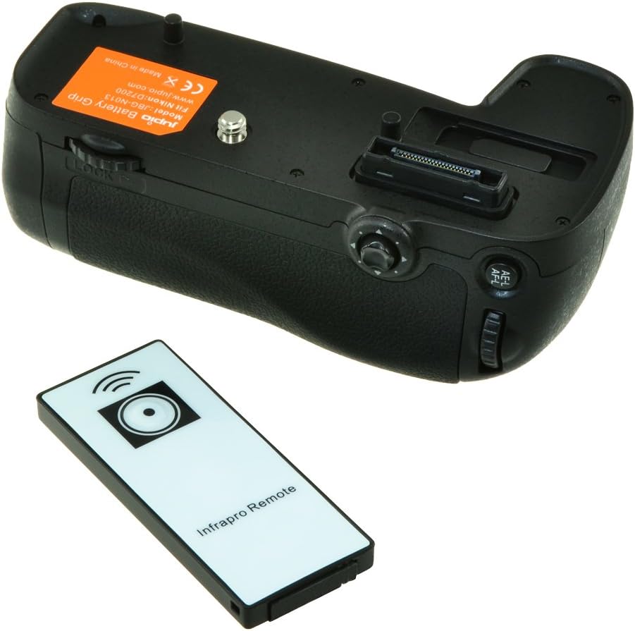Jupio BatteryGrip for Nikon D7200 Camera, Black
