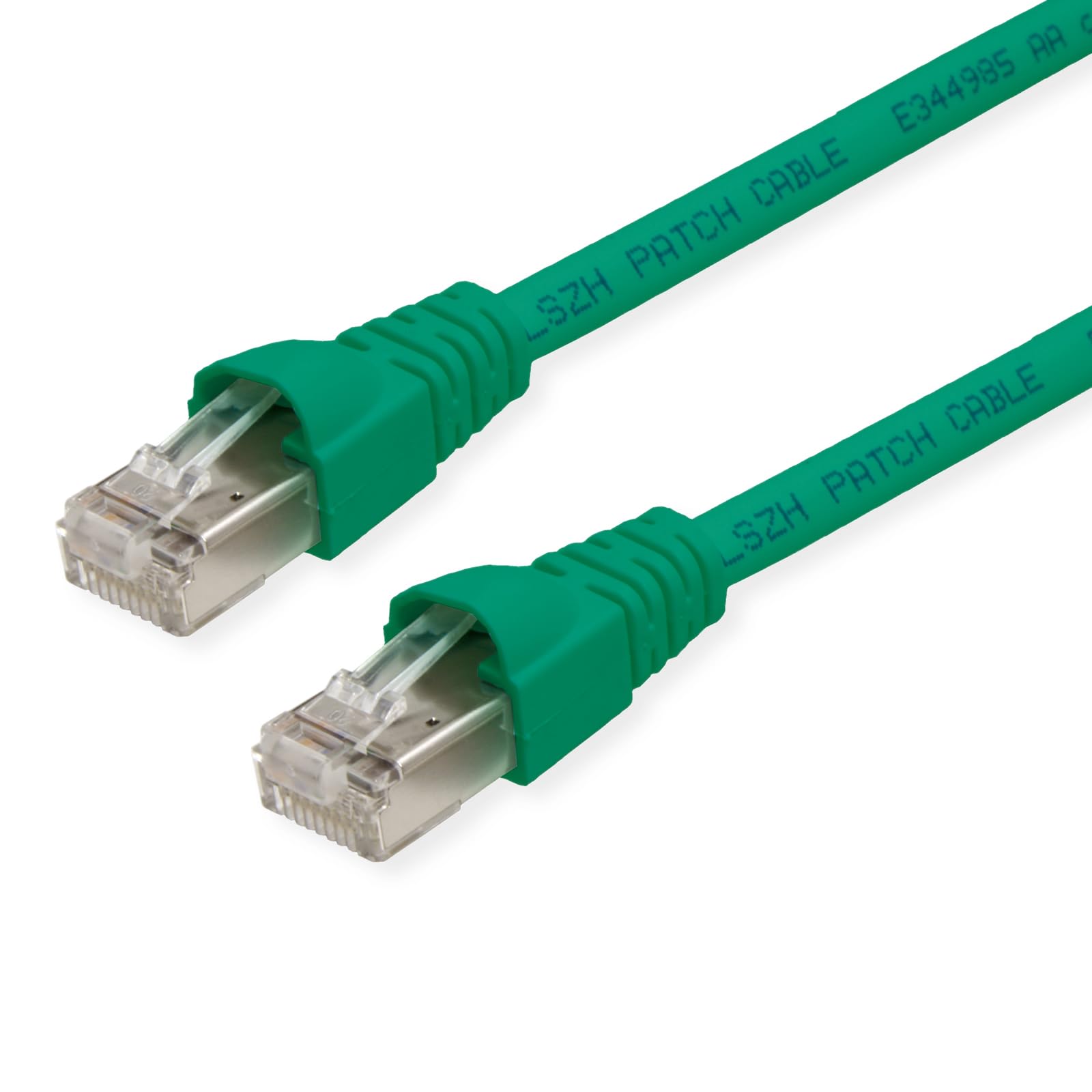 Telegärtner MP8 FS 500 LSZH 0.25m Cat6a SF/UTP (S-FTP) Green Network Cable (0.25m, Cat6a, SF/UTP (S-FTP), RJ-45, RJ-45, Green)