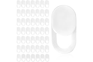 50pcs Webcam Cover Slide, Durable Plastic Phone Web Cam Front Camera Lens Cover Sliders Blocking Protects Your Privacy & Secu