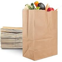 Amazon.com: PrimeSaver Bolsas de papel para comestibles – Bolsas ...