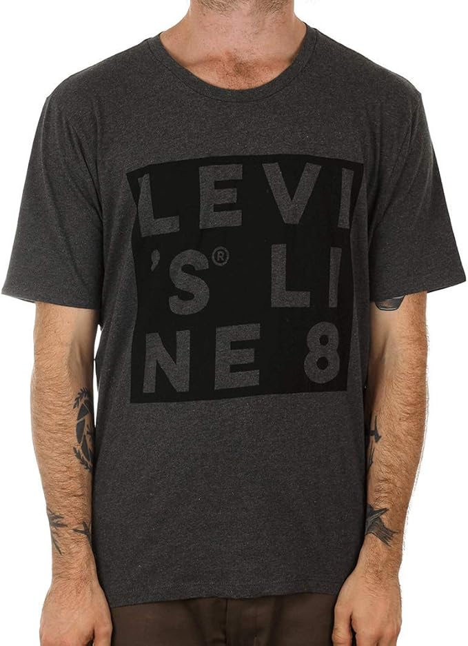 Levi's Men's TShirt Grey Grey Mélange Amazon.co.uk Clothing