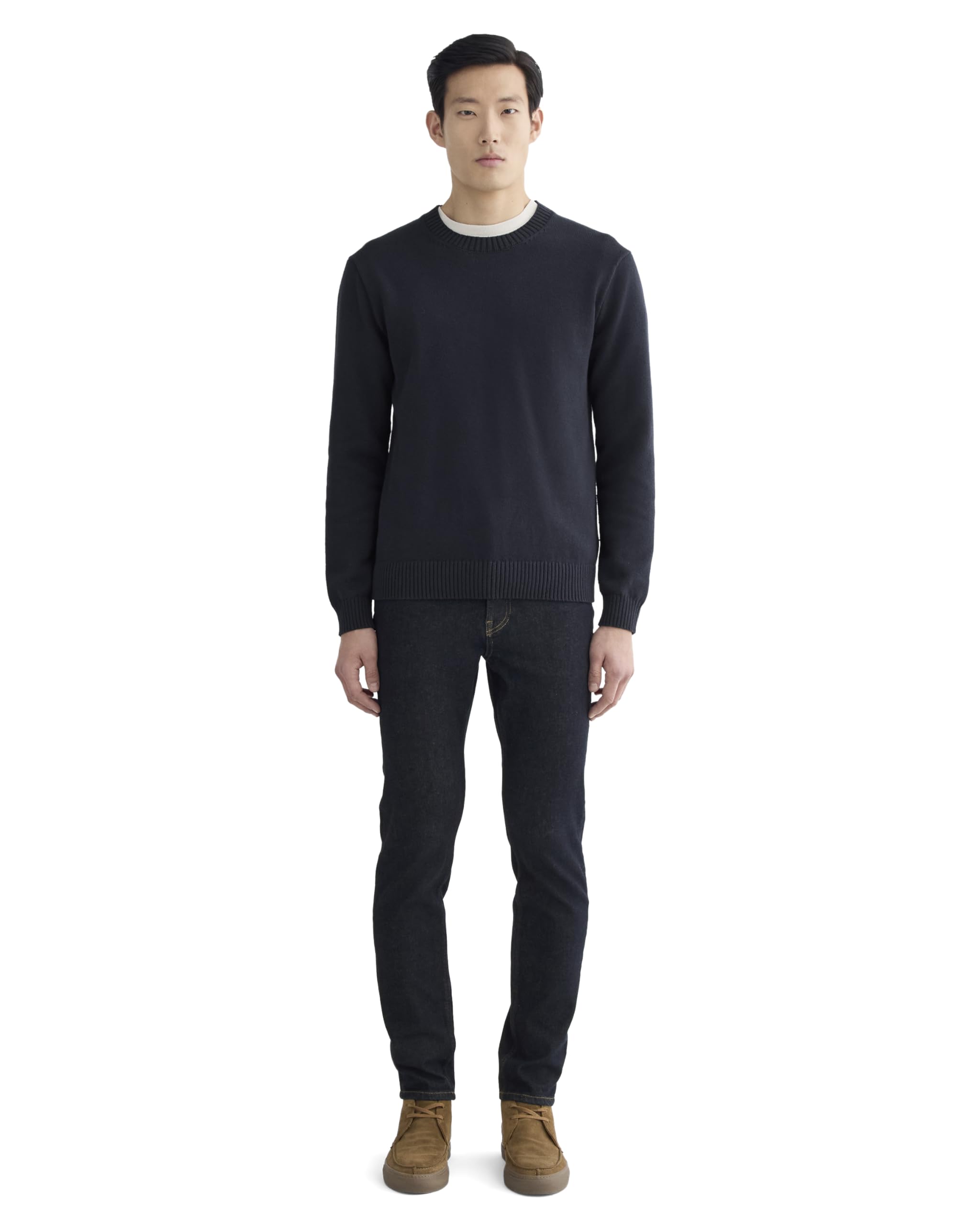 Everlane The Slim 4-Way Stretch Organic Jean | Uniform – Dark Indigo Size 28×34