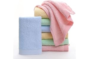 MUKIN Baby Bamboo Washcloths, Baby Face Towels - Extra Soft for Newborn/Infant/Kids/Adults - Ultra Soft for Baby Registry as 