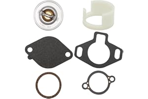 laffoonparts 807252Q5 Boat Thermostat Kit w/Sleeve Compatible with MerCruiser 160° 4.3L 5.0L 5.7L 7.4L 8.2L 1987 Up Replaces#