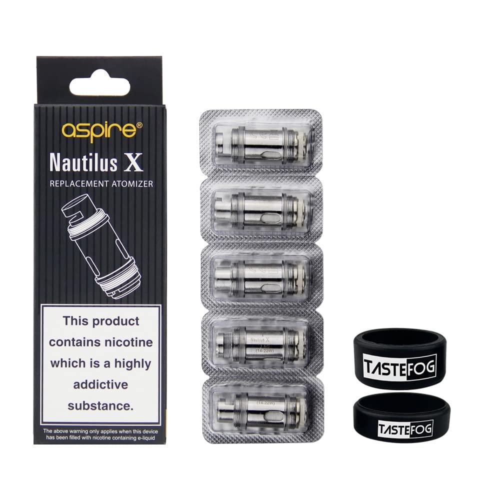 Aspire Nautilus X Coils 1.8 ohm Replacement Atomizer for Aspire Nautilus X Nautilus XS Tank Aspire X30 Rover Rover 2 Kit, Pack of 5