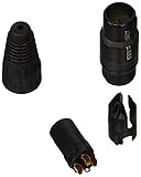 Neutrik NC3FX-B 3-Pin F Cable MT XLR, Black with