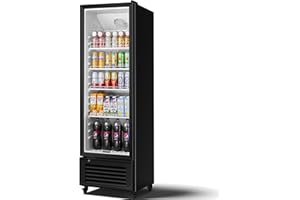 BODEGACOOLER Commercial Beverage Refrigerator and Cooler, 11.5 Cu.Ft Commercial Refrigerators Glass Door Fridge for Bar, drink, Commercial Merchandiser Refrigerator with 312 cans & 192 bottles.