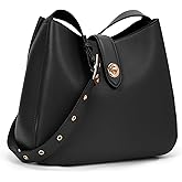 Bucket Bags for Women Vintage Hobo Bag Shoulder Handbag Faux Leather Bucket Purse Shopper Handbag