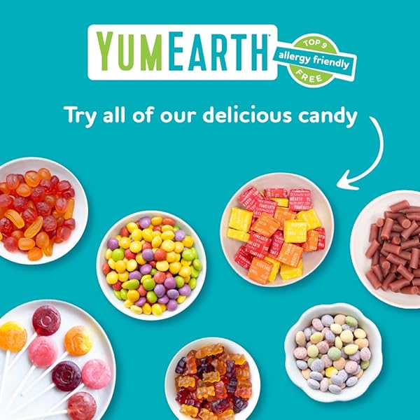 YUMEARTH ORGANIC VITAMIN C POPS VARIETY PACK, 60 FRUIT FLAVORED FAVORITES LOLLIPOPS, ALLERGY FRIENDLY, GLUTEN FREE, NON-GMO, VEGAN, NO ARTIFICIAL DYES