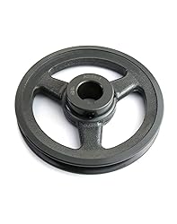 QWORK Single Groove Web Sheaves, 5.95" OD 1" Bore