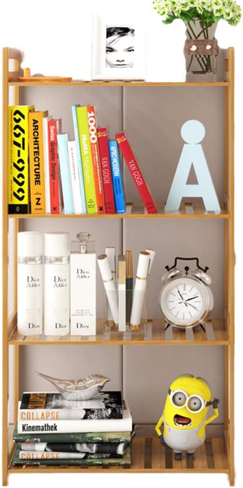 Amazon.de: DULPLAY Kleine Bambus Bücherschrank, 6-Stufen Multipurpose