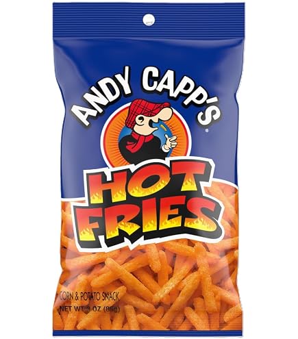 Amazon.com : Andy Capp's Cheddar Fries Snacks (Pack of 12