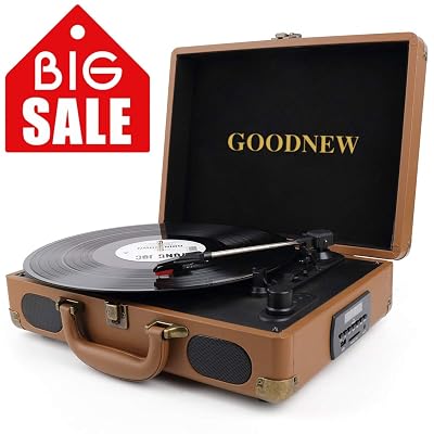 Buy GOODNEW Vinyl Record Player 