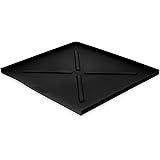 Camco 20.5-Inches x 24-Inches Dishwasher Drain Pan, Black - Protects Your Floor, Cabinets and Walls from Leaking Dishwashers 