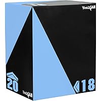 Yes4All 3 in 1 Foam Plyo Box, Plyometric Box Platform Jump Training, MMA & Conditioning