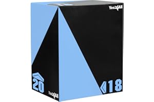 Yes4All 3 in 1 Foam Plyo Box, Plyometric Box Platform Jump Training, MMA & Conditioning