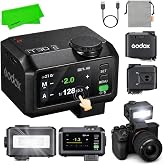 Godox iT30Pro S TTL Mini Camera Flash for Sony ZV-E10 a7IV a7CII a6700 ZV‑1 | ZV‑E10 II A7III A7R V A7SIII ZV‑1 A7CR a6600 a6300 etc, 2.4G HSS 1/8000s TTL Auto-Exposure, 2.8" Touchscreen &amp; Dial(Black)
