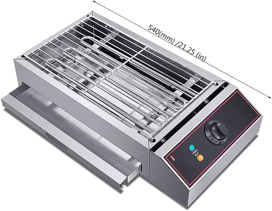 review Nologo W-XS Electric Grill,U-Shaped Heating Tube,Uniform Heating,User-Friendly Design,Automatic Power Off,for Your Safety Protection,Suitable for Home Kitchen and Outdoor Barbecue,Convenient