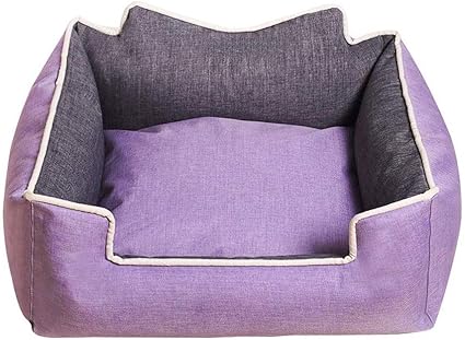purple orthopedic dog bed