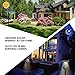 Solar Flame Torches Lights Flickering Flame Dancing Landscape Lanterns Dusk to Dawn IP65 Waterproof for Outdoor Garden, Parties, Campfires, Camping, Beaches Lighting and Decoration (1)