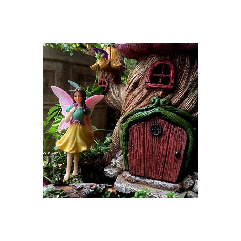PRETMANNS Fairy Garden House Kit Fairy Garden Accessories Outdoor