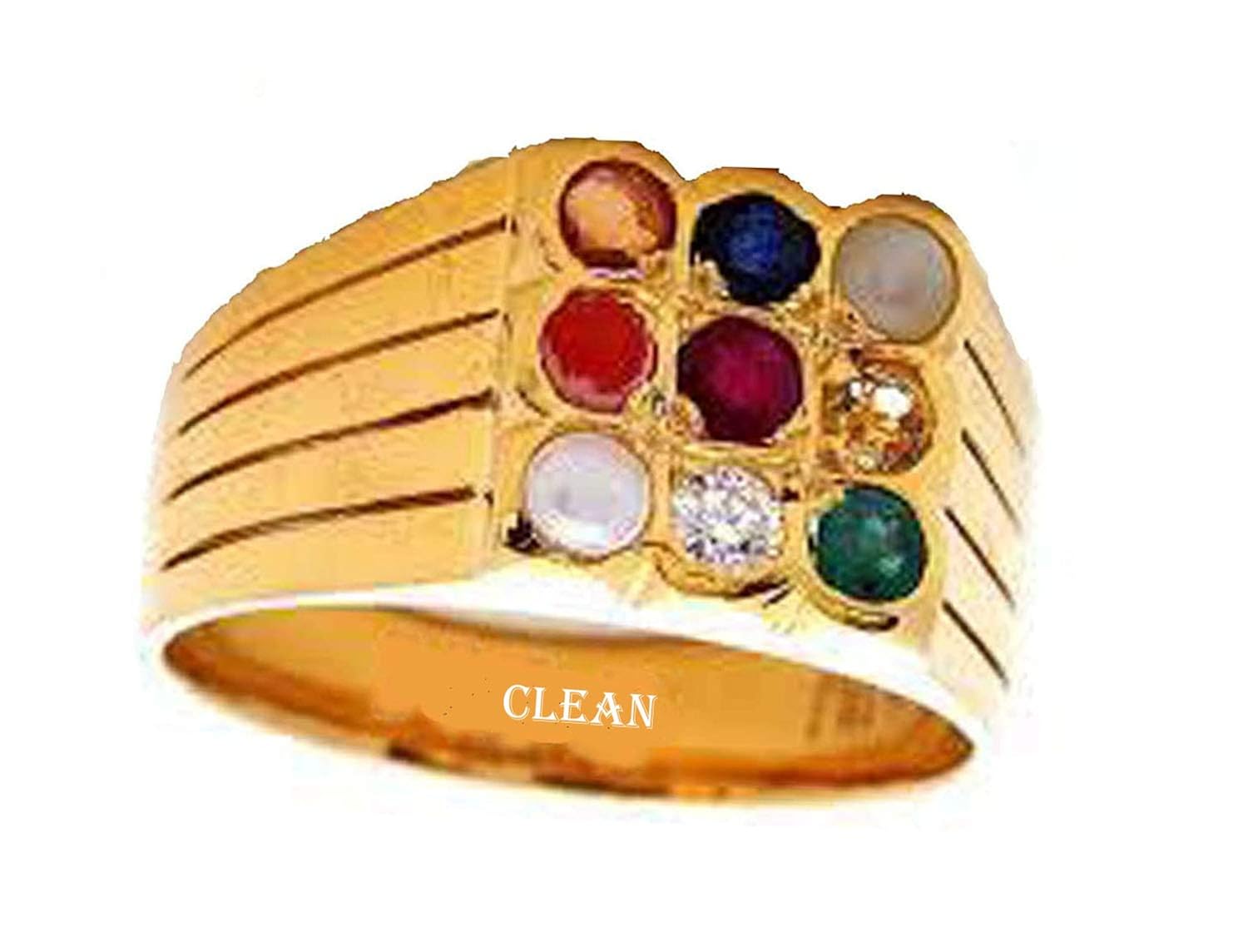 Buy Clean Gems Certified Natural Navaratna (9 Stones) Astrological