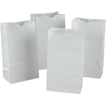 bags kraft paper lunch x11 rainbow bag