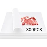300Pcs White Butcher Paper for Sublimation No Wax Square Sublimation Butcher Paper Sheets 12 x 12 inch Disposable Charcuterie