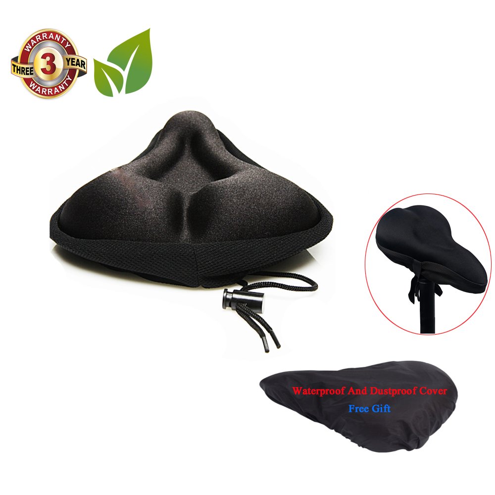 特価 サドル B07b8xlqz6 バイクシートカバージェル練習のバイクにバイククッション追加ジェル快適な自転車シートカバーバイクシートカバークッション防水 防塵1パック 21公式店舗 Www Aiq Aiq Com Mx