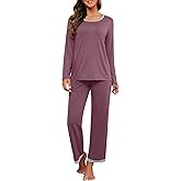 PrinStory 2025 Women's Pajama Set Long Sleeve Sleepwear Ladies Soft Pjs Lounge Set