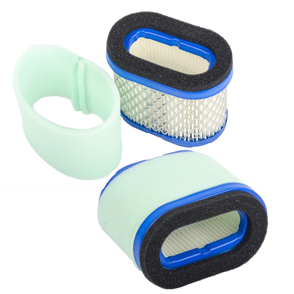 OxoxO Compatible with Air Filter & Pre Filter Cleaner Compatible with Briggs & Stratton 498596 690610 697029 5059h 4207 30-033 John Deere M147431 + 273356s Filter Pre-cleaner