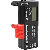 Universal Battery Tester LCD Digital Battery Checker for AA AAA 9V 1.5V 3.7V 1.2-4.8V Batteries, Household Battery Life Level Monitor Power Meter
