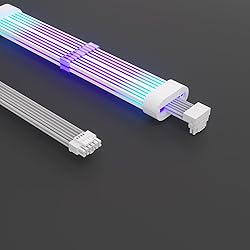 Sirlyr RGB 12VHPWR Cable,PCIE 5.0 RGB PSU Cables,16
