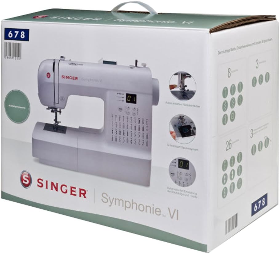 Singer Sewing Machine Symphony Vi 6 12 Programs Original Packaging Amazon De Kuche Haushalt
