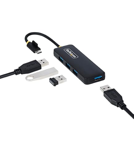 TSUPY - Hub USB de 10 Gbps, divisor USB de 5 puertos con 4 USB 3.2 USB