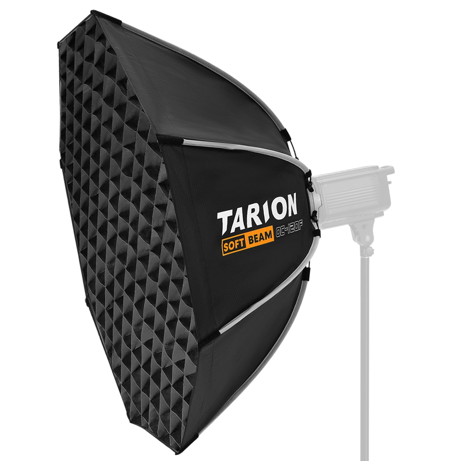 TARION 120cm Quick Release Octagonal Softbox - Foldable Bowens Mount Softbox with Diffusers/Honeycomb Grid/Carrying Bag for Live Streaming, Photography, Videography (Octagonal 120cm)