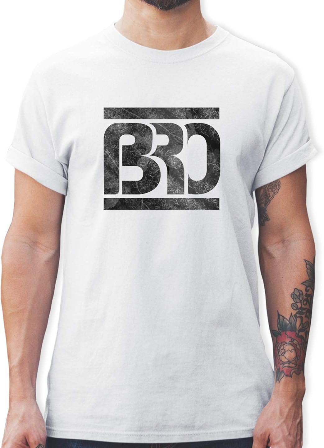 Shirtracer Sprüche Statement mit Spruch BRO Tshirt Herren und