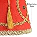 Funny Party Hats Fez Hat - Red Fez Hat with Gold Tassel – Red Fez Hat - Turkish Hats – Aladdin Costume