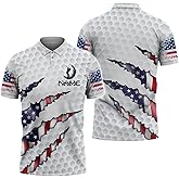 Personalized Golf Polo Shirt for Men, Custom Name & Team Golf Shirt, Funny Golf Outfit, USA Flag Golf Shirt