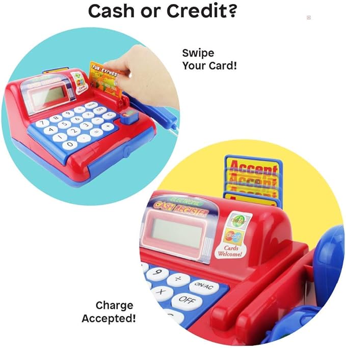 target toy cash register with scanner