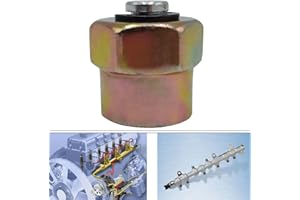 kweiny Diesel Common Rail 14mm Fuel Injector Cap Block Off Tool for Chevy GMC Duramax 6.6L and Dodge Cummins 5.9L Some Models