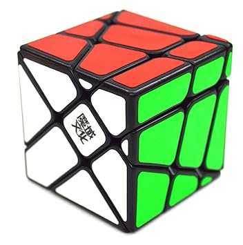 YJ MoYu Crazy Fisher Speed Cube Puzzle Black