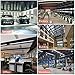 Tanbaby Deformable LED Garage Lights 80W Tribright Garage Light LED Garage Lighting 8000lm LED Garage Ceiling Lights LED Shop Lights for Garage, Warehouse, Workshop, Basement
