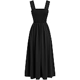 CIDER Womens Floral Summer Dresses Square Neck Sleeveless Midi A Line Casual Sundress