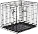 AmazonBasics Double-Door Folding Metal Dog Crate - Small (24x19x18 Inches)