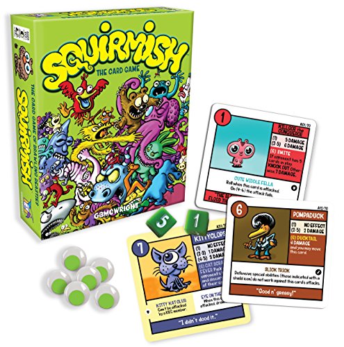 Gamewright  Squirmish - The Card Game of Brawling Beasties